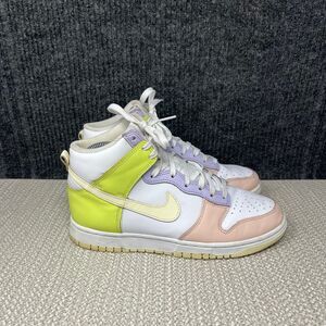 Nike Dunk High White Cashmere Lemon Twist Women’s Size 8 DD1869-108